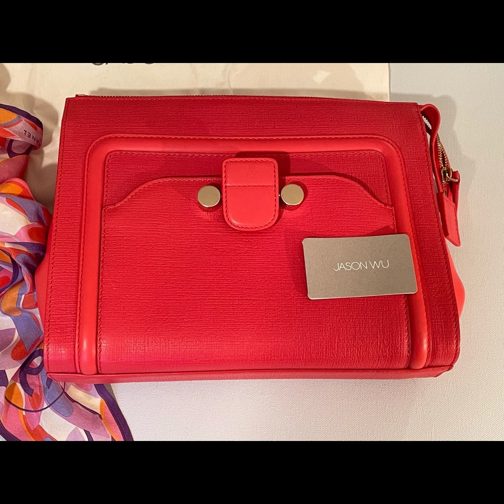 JASON WU - DAPHNE CLUTCH BAG - Picture 2 of 6